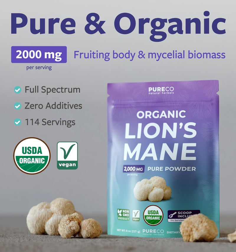 Organic Lion's Mane Powder