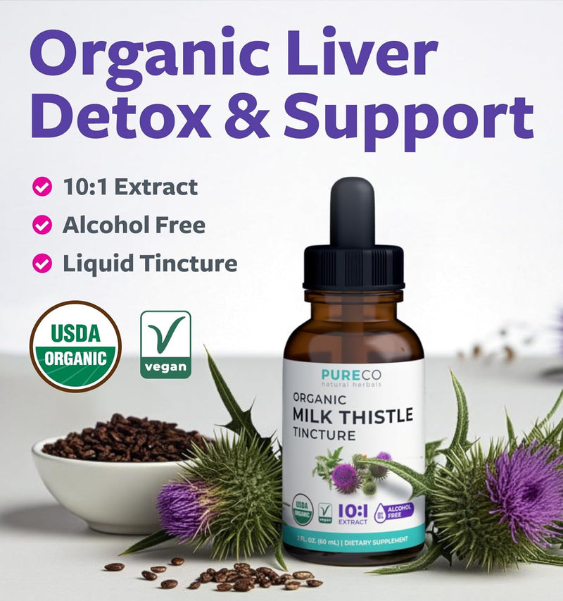 Organic Milk Thistle 30:1 Extract Liquid
