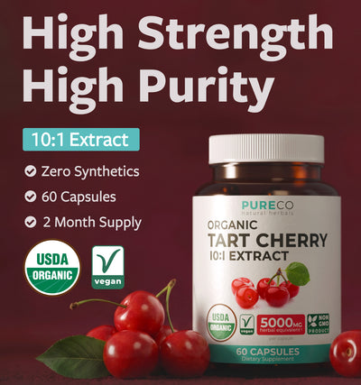 Organic Tart Cherry Capsules - 10:1 Extract thumbnail