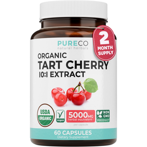 Front of bottle of Organic Tart Cherry