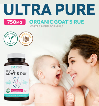 Pure Mom Organic Goat's Rue | NON-GMO | Vegan thumbnail