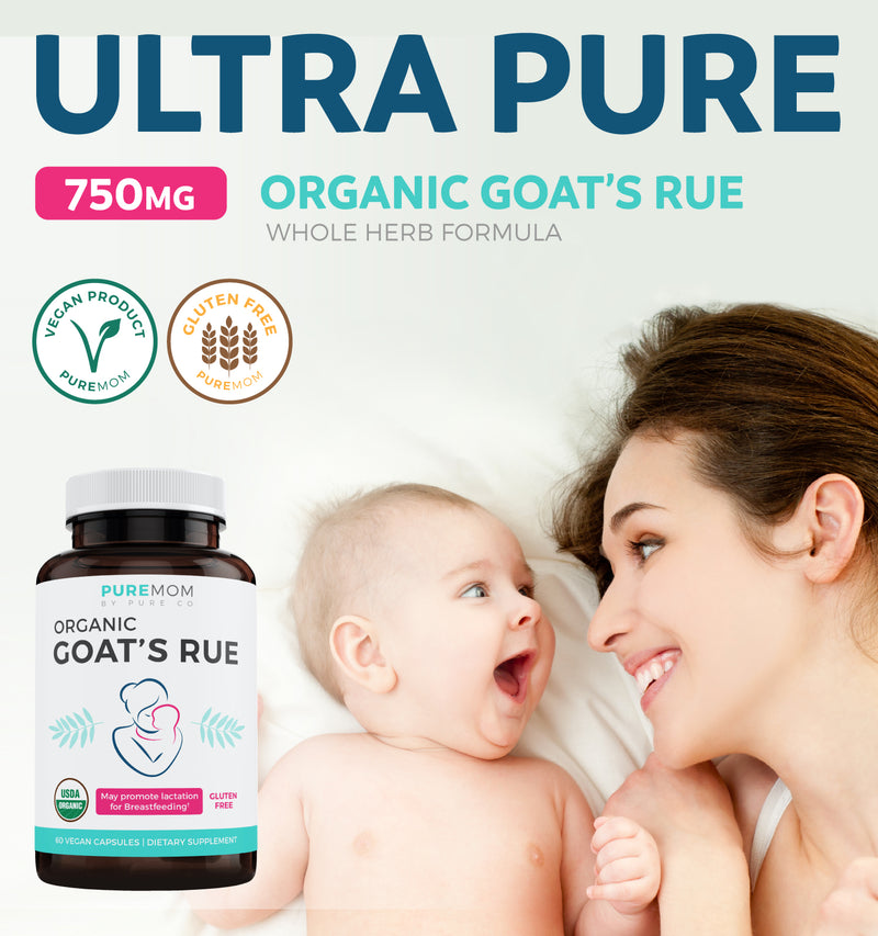 Pure Mom Organic Goat's Rue | NON-GMO | Vegan