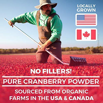 Locally grown and no fillers. pure cranberry powder sourced from organic farms in the USA & Canada thumbnail